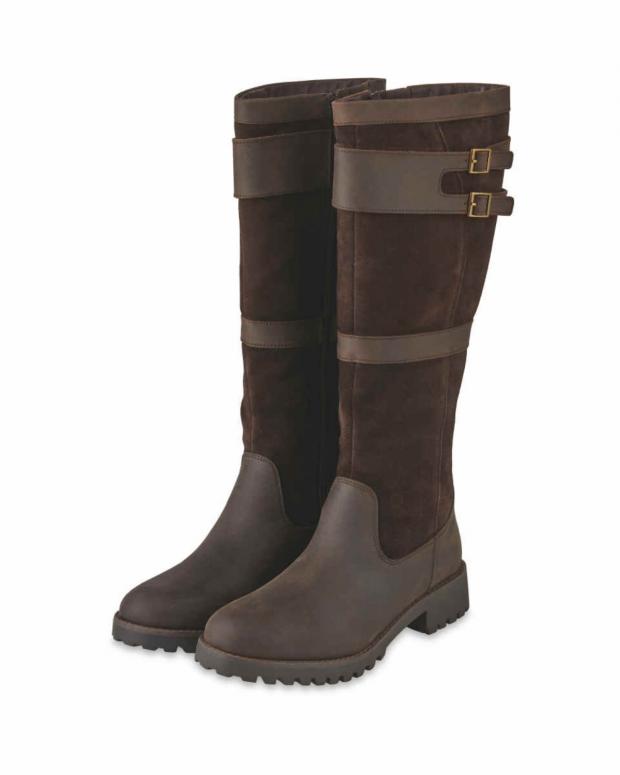 Peeblesshire News:  Ladies’ Brown Country Boots (Aldi)