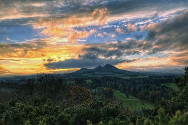 The Eildon Hills fall within the proposed boundary of the Scottish Borders National Park Image: Brian Gibson/Border Telegraph Camera Club