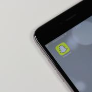 A stock image of the Snapchat app