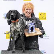 Christine Grahame MSP and Mabel are announced as winners of this year's Holyrood Dog of the Year competition organised jointly by Dogs Trust and The Kennel Club. Picture date: Monday May 9, 2022.