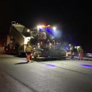 A702 to close overnight tonight to complete outstanding road marking and stud works