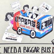 Stand Up For Our Buses Cartoon