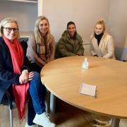 Rachael Hamilton MSP met with campaigners from Endometriosis South of Scotland. Photo: Borders Conservatives