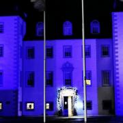 Barony Castle is one of more than 40 locations around Scotland turning purple for Epilepsy Scotland's Purple Day