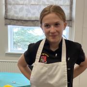 Lacey Harrison at the Rotary Young Chef of the Year competition. Photo: Peebles Rotary