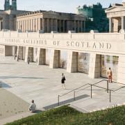 Artists impression of extension to the National Galleries of Scotland