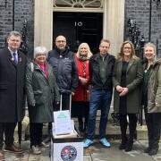 DVLA Petition delivered to Downing Street