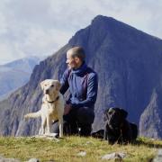 Andrew Cotter will close the festival with his talk about his mountain treks with his dogs Olive and Mabel. Photo: Andrew Cotter/Eastgate Theatre