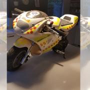 'Titch' the newest addition to the Blood Bikes Scotland fleet, donated by Kelso garage owner Shane Black. Photo: Blood Bikes Scotland