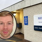 Selkirk Health Centre. Photo: John Smail. INSET: Dr Aidan Cragg