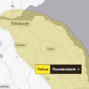 A yellow warning has been issued by the Met Office