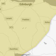 The Met Office has issued thunderstorm warnings covering the Borders