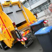 A lorry collecting recycling in the Borders. Photo: SBC