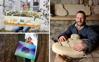 Borders artists Anna King, Claire Beattie, and Luke Batchelor will have stalls at this year's Borders Art Fair