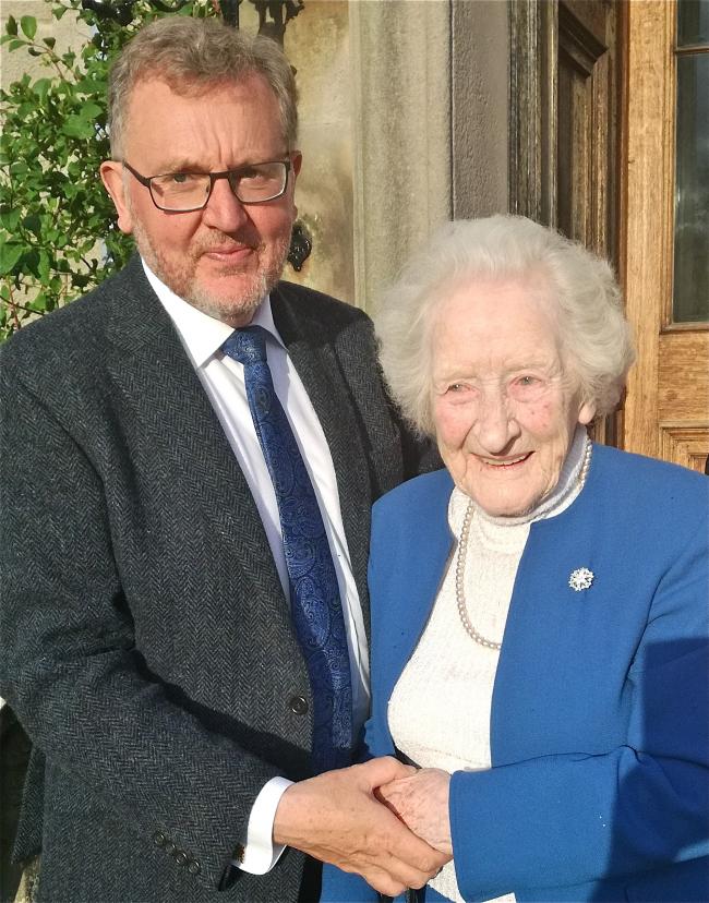 David Mundell with Mollie